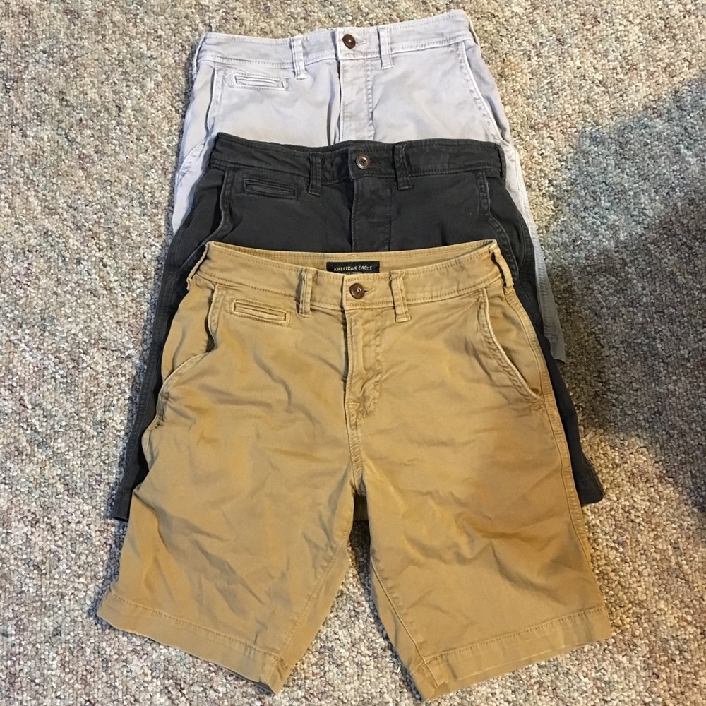 American Eagle chino shorts 26 bundle